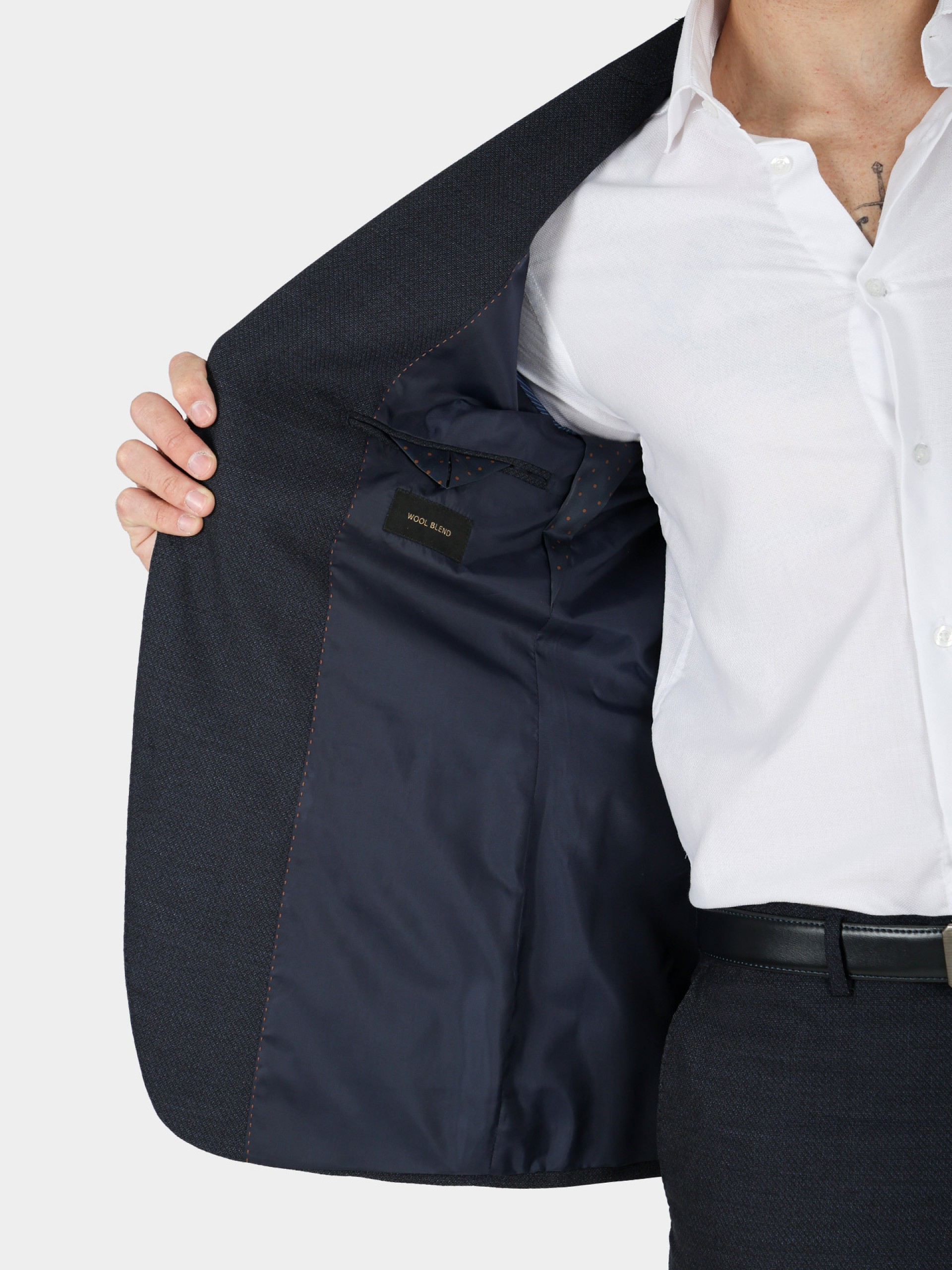 Traje de estampado regular fit