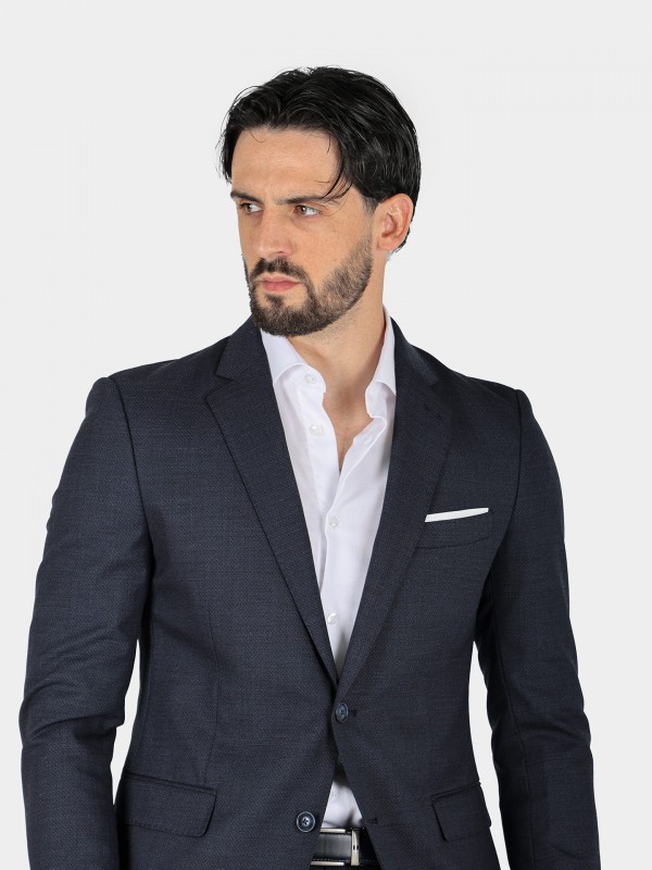 Regular fit micro pattern suit Regular fit micro pattern suit