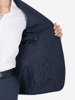 Regular fit micro pattern suit
