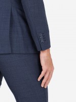 Regular fit micro pattern suit