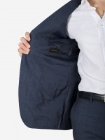 Regular fit micro pattern suit