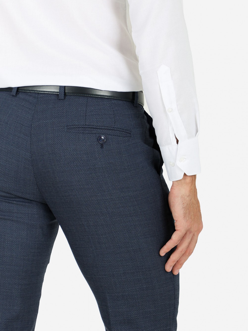 Regular fit micro pattern suit