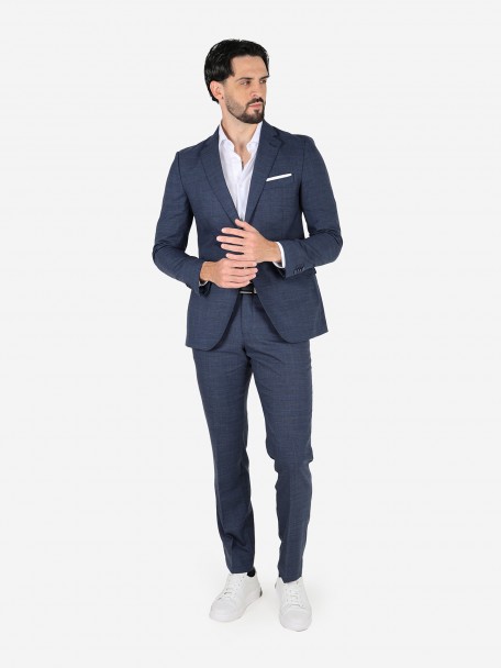Regular fit micro pattern suit