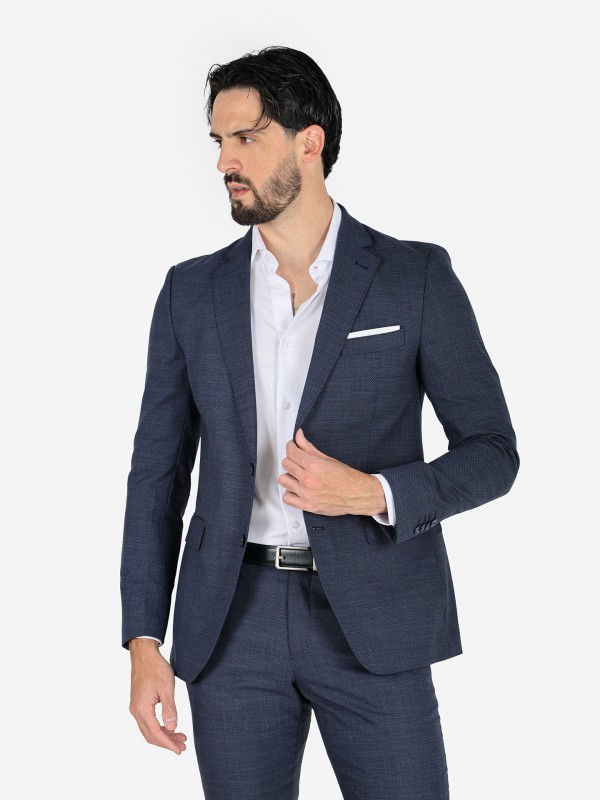 Regular fit micro pattern suit Regular fit micro pattern suit