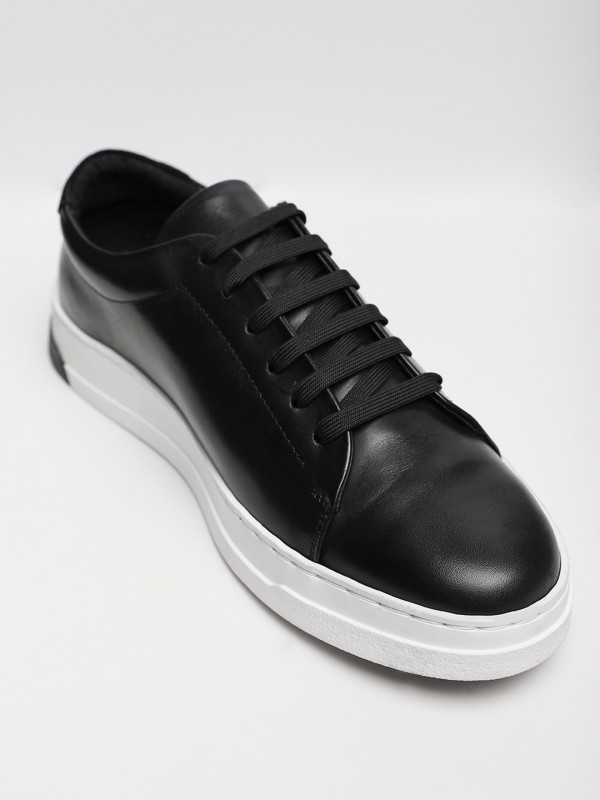 Sapatilha de pele polida Sapatilha de pele polida