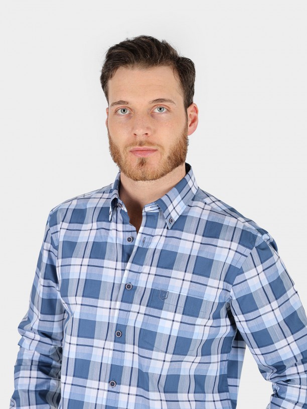 Pattern cotton shirt