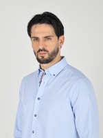 Camisa casual lisa regular fit Camisa casual lisa regular fit