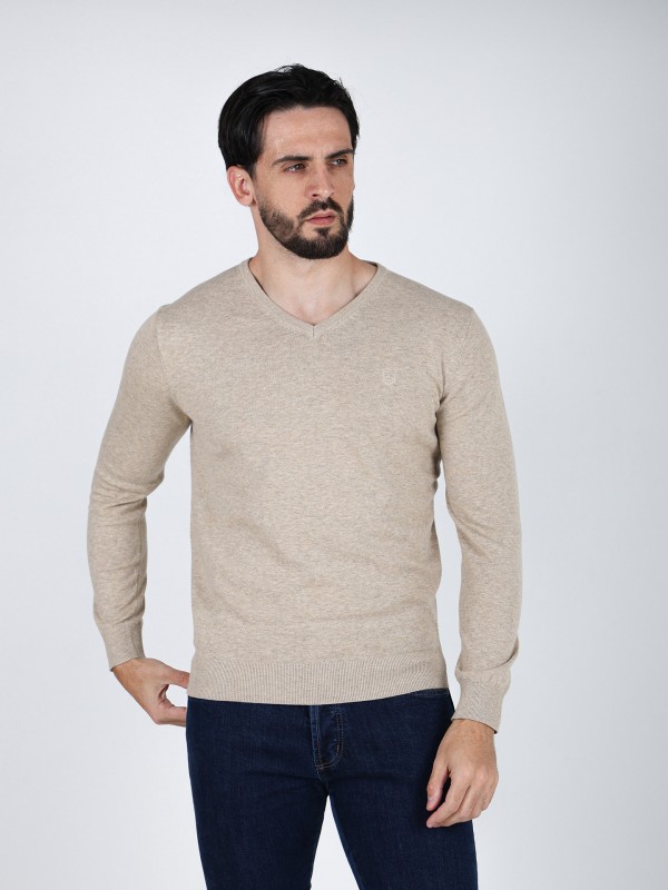 100% cotton knit sweater