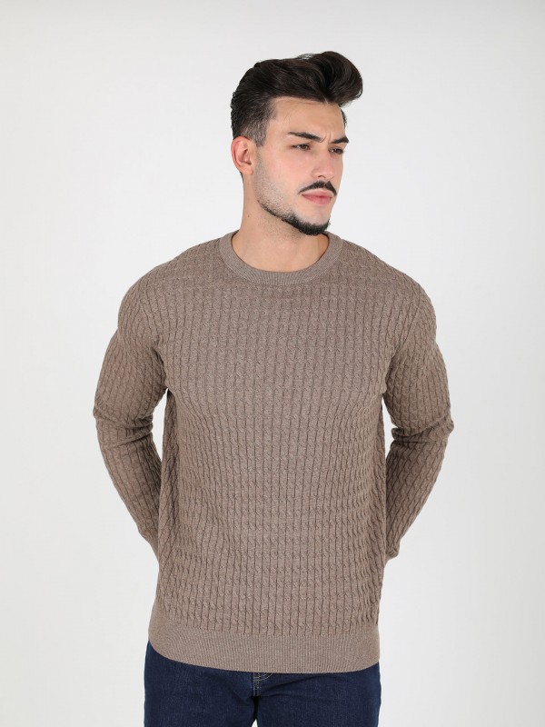 Cotton cable-knit sweater