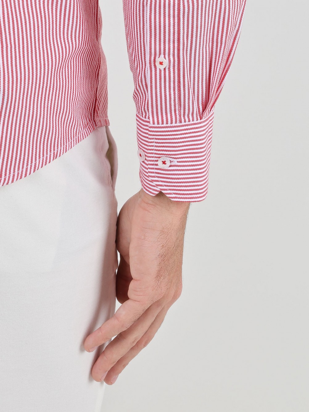 Camisa de algod�n rayas