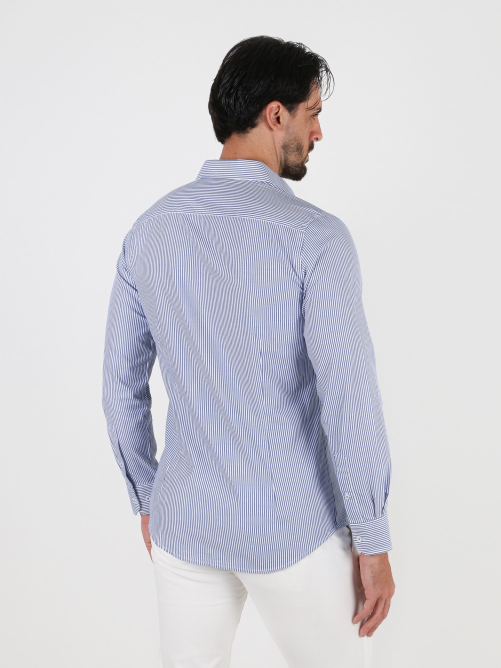 Camisa de algod�n rayas
