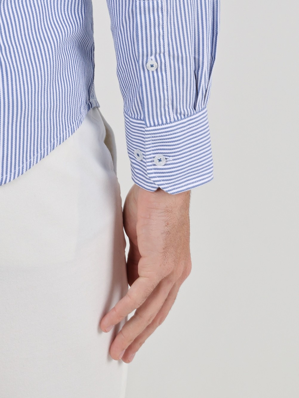 Camisa de algod�n rayas