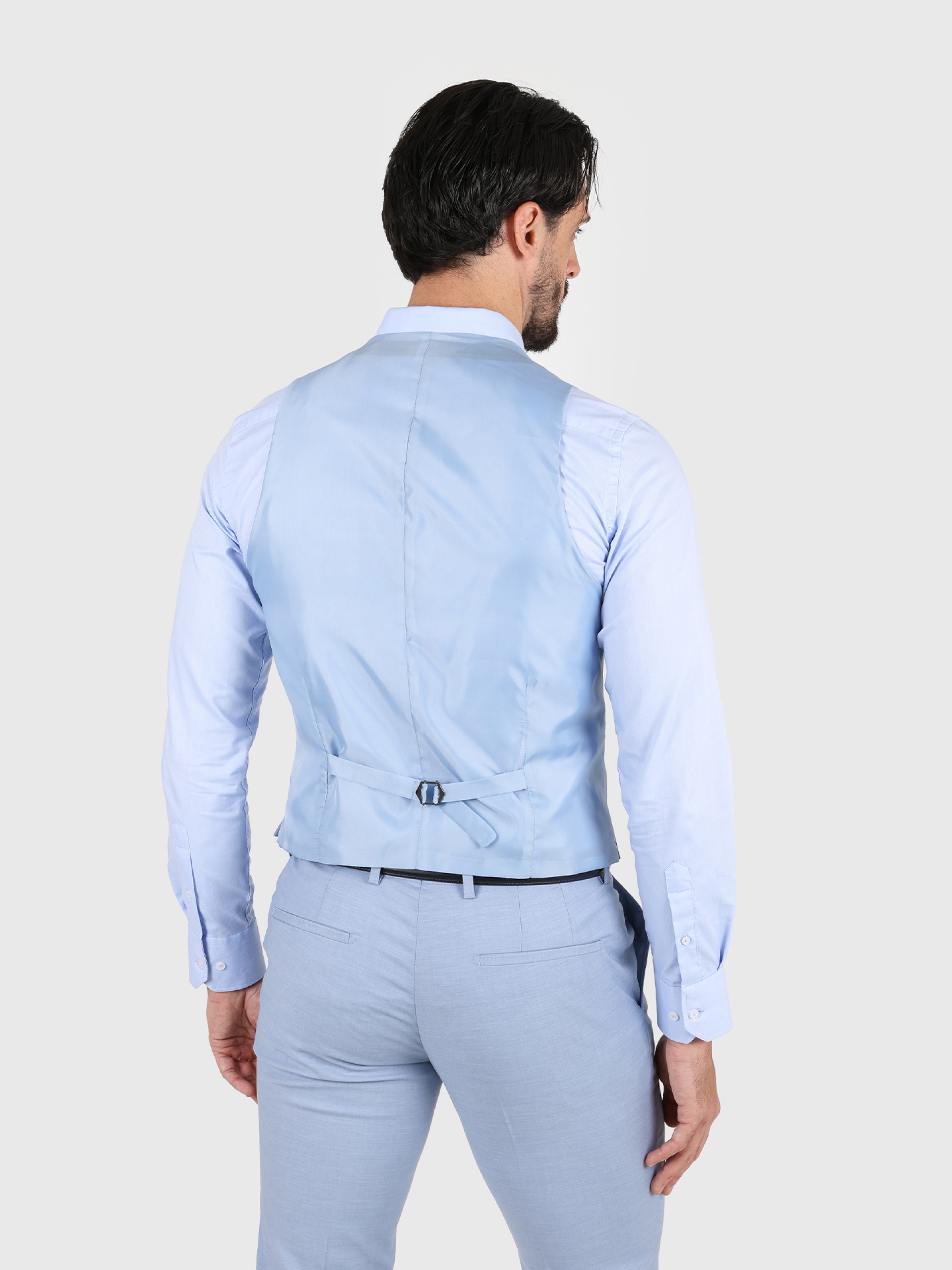 Colete clássico liso slim fit