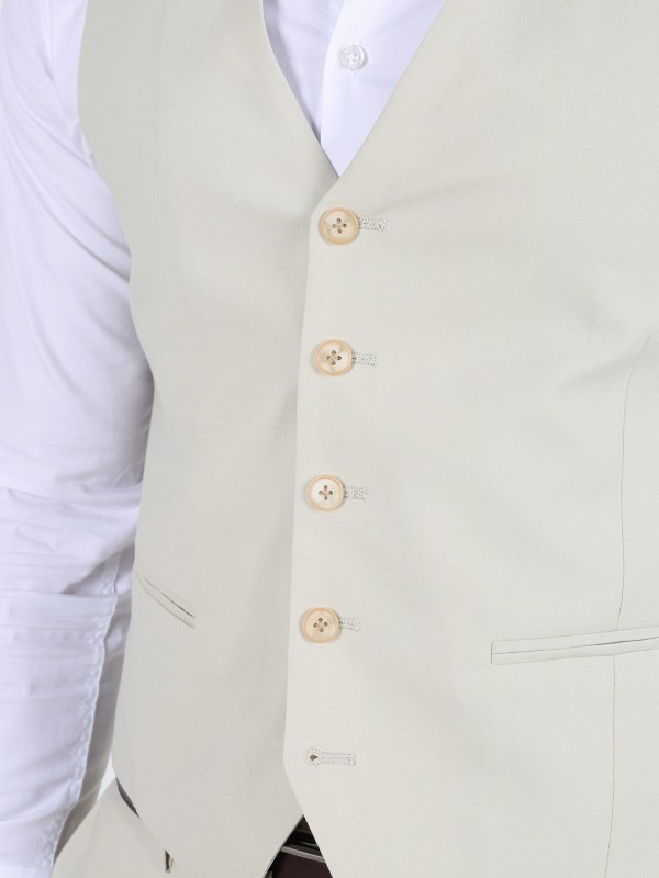 Colete clássico liso slim fit Colete clássico liso slim fit