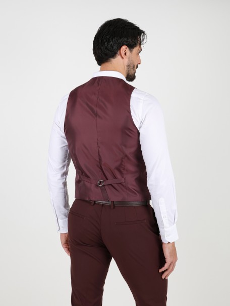 Slim fit plain classic waistcoat Slim fit plain classic waistcoat