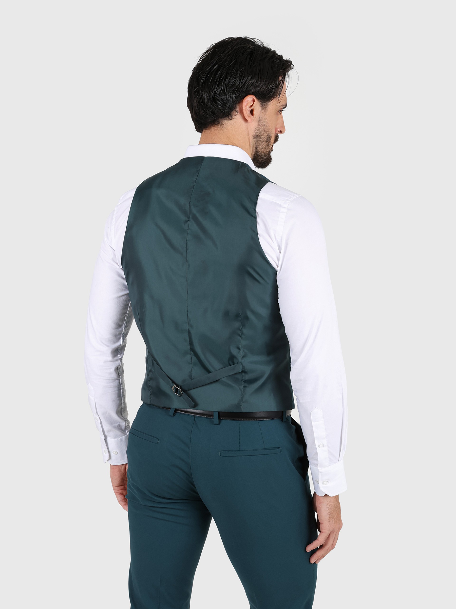 Colete clássico liso slim fit