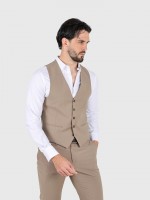 Colete clássico liso slim fit Colete clássico liso slim fit