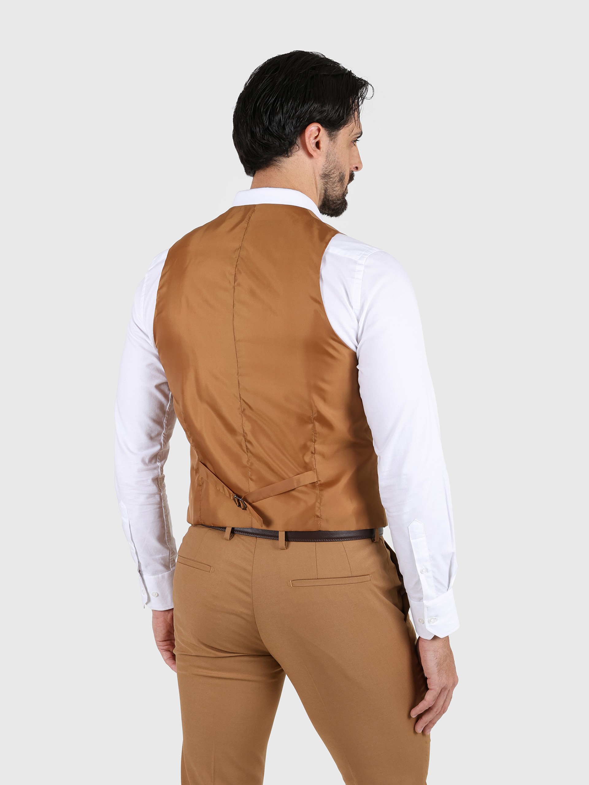 Colete clássico liso slim fit