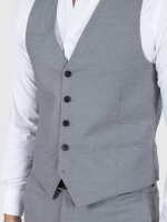Colete clássico liso slim fit Colete clássico liso slim fit