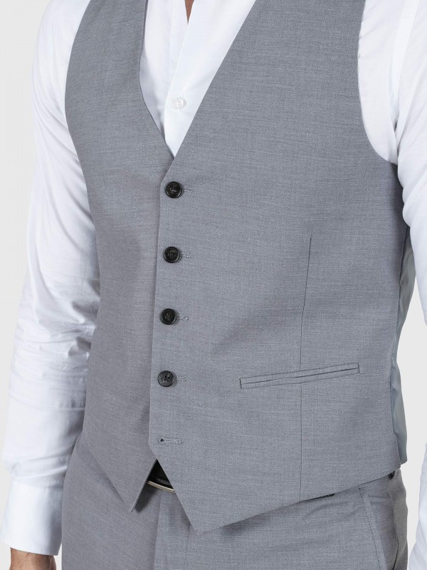 Slim fit plain classic waistcoat Slim fit plain classic waistcoat