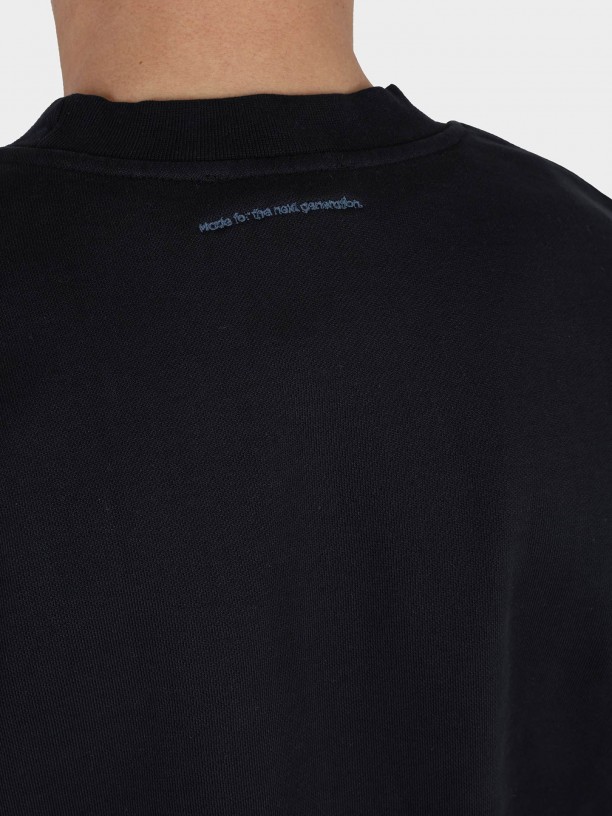 Sweatshirt lisa com logtipo WAC