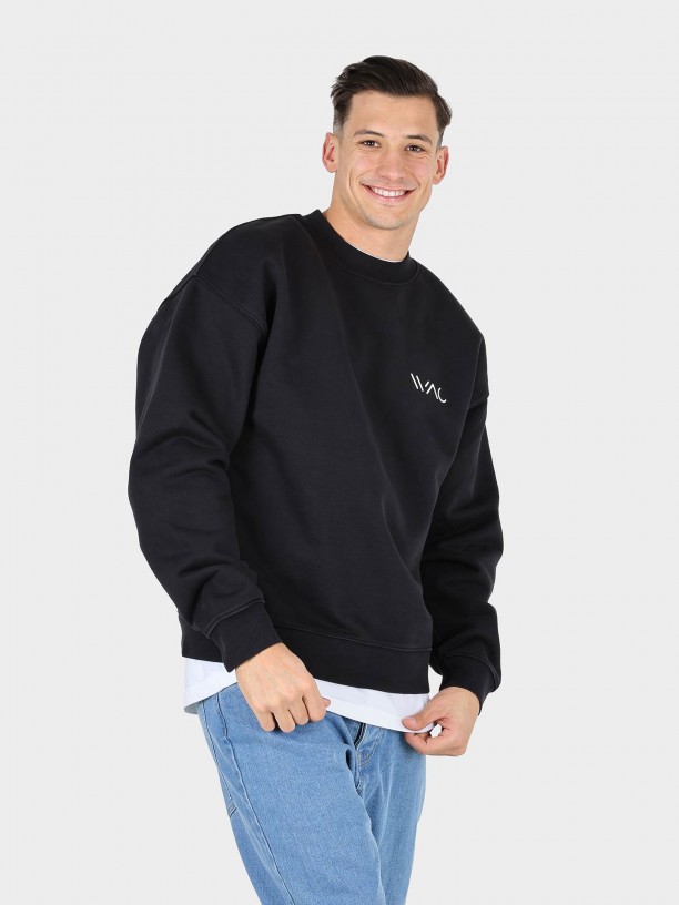 Sweatshirt lisa com logtipo WAC