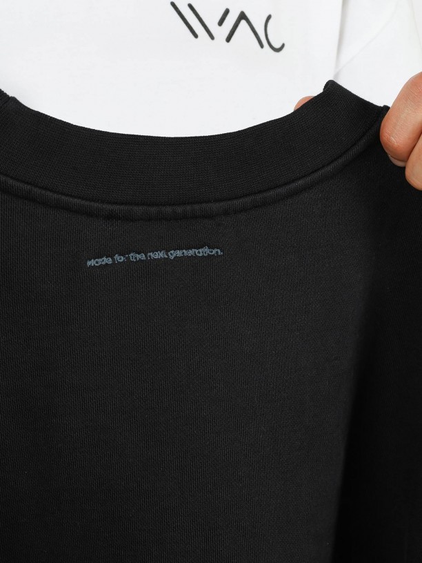 Sweatshirt lisa com logtipo WAC