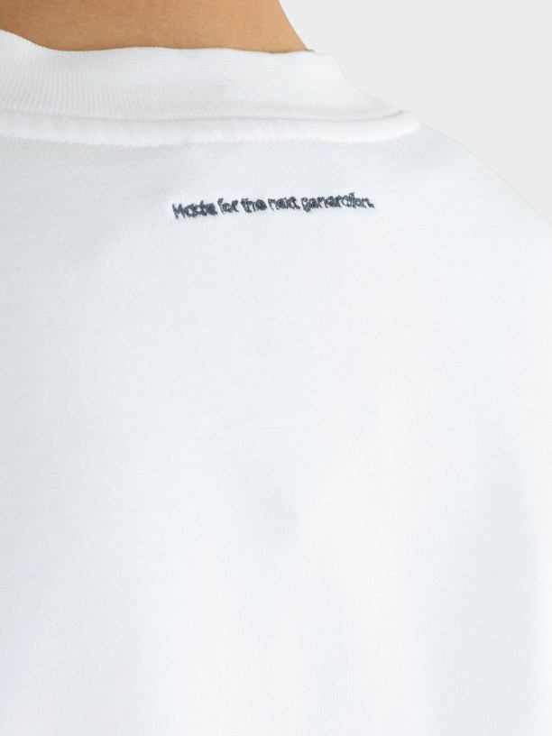 Sweatshirt lisa com logtipo WAC