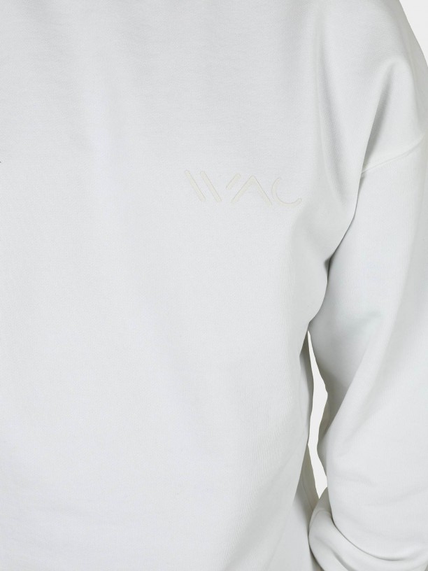 Sweatshirt lisa com logtipo WAC