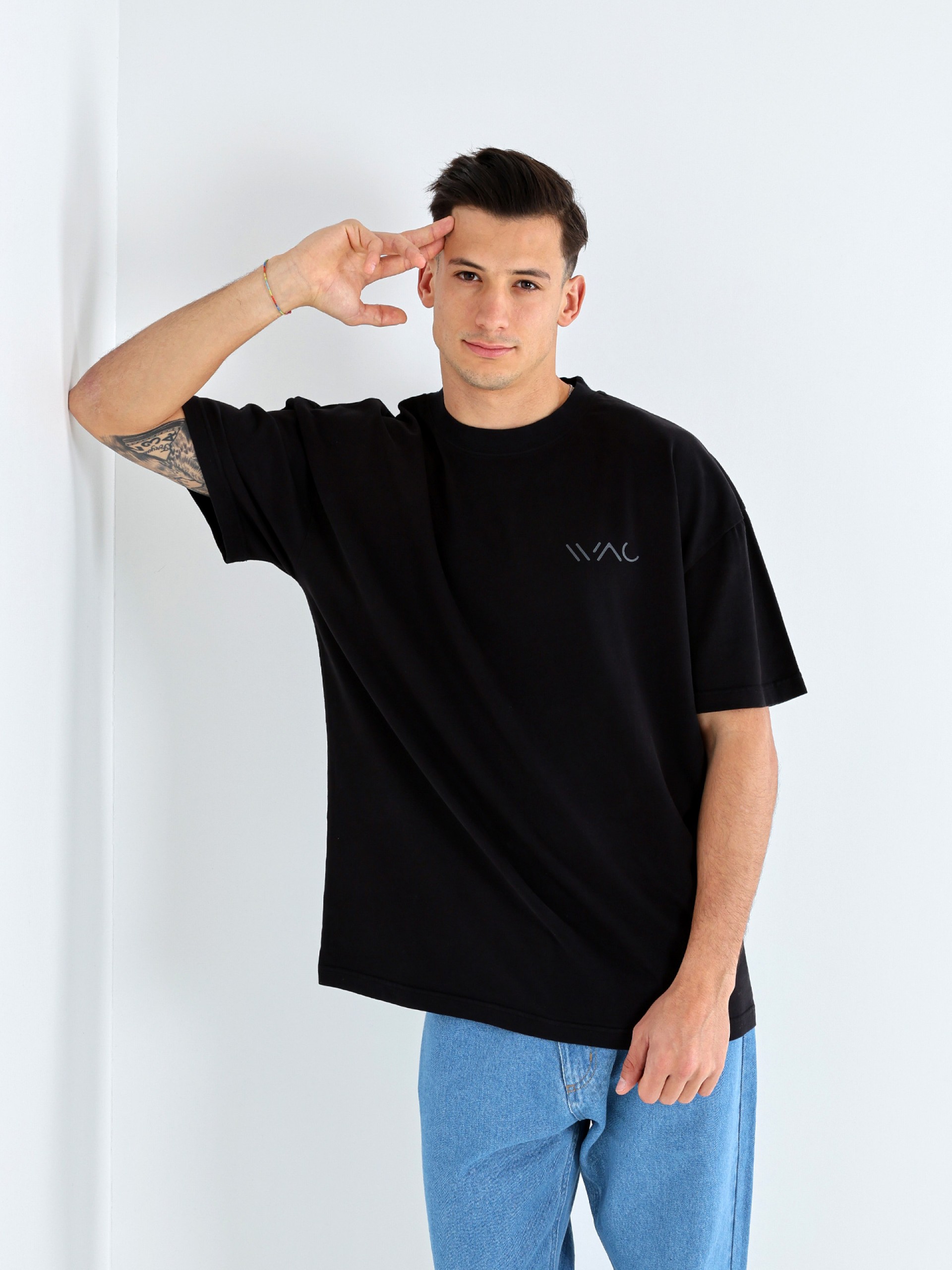 Camiseta oversize con logo