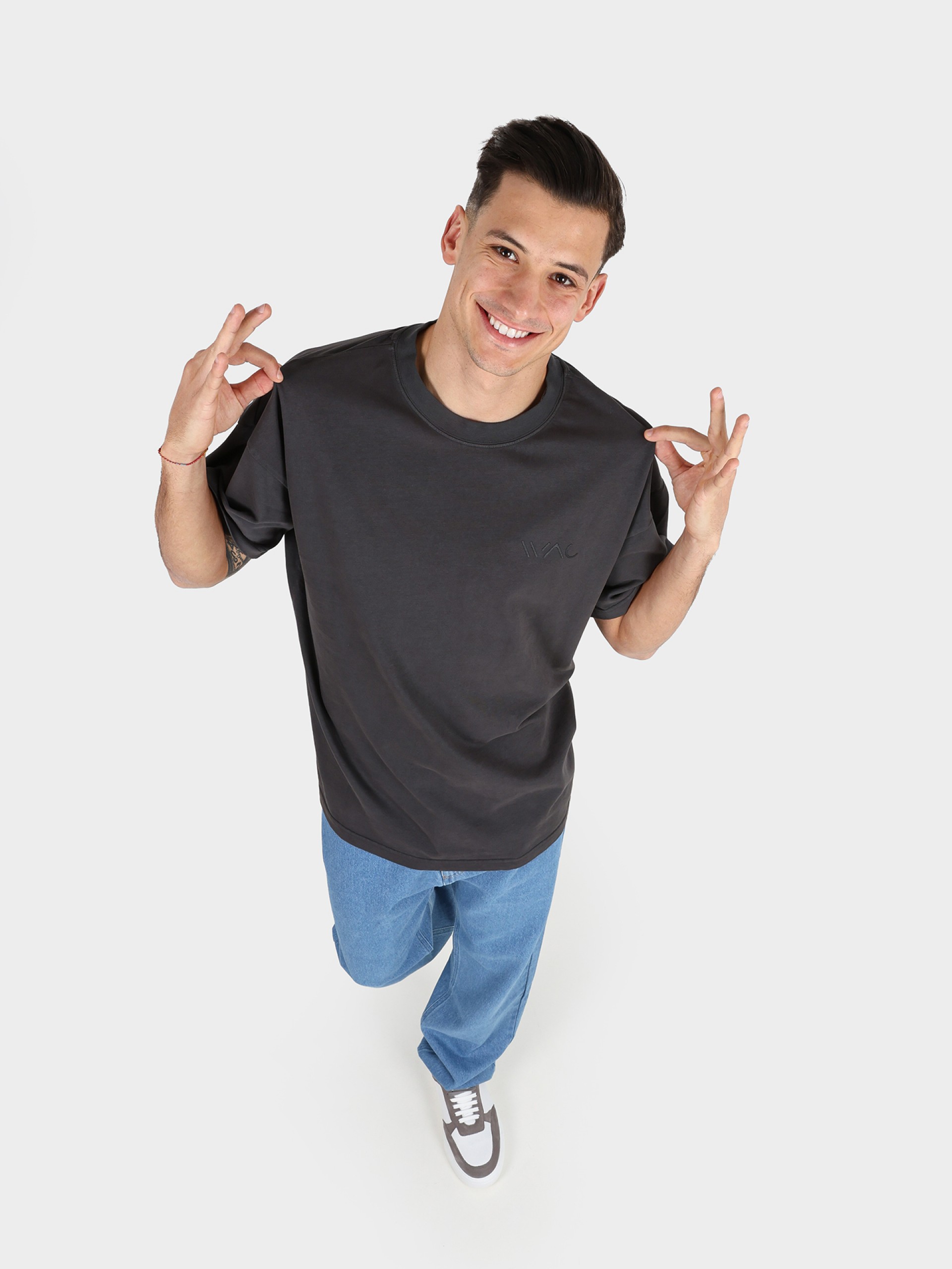 Camiseta oversize con logo