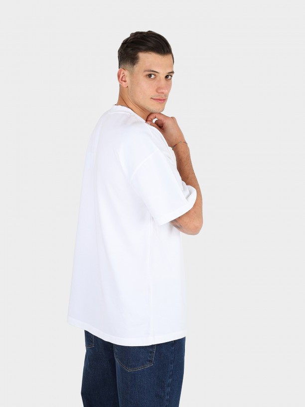 Camiseta oversize con logo