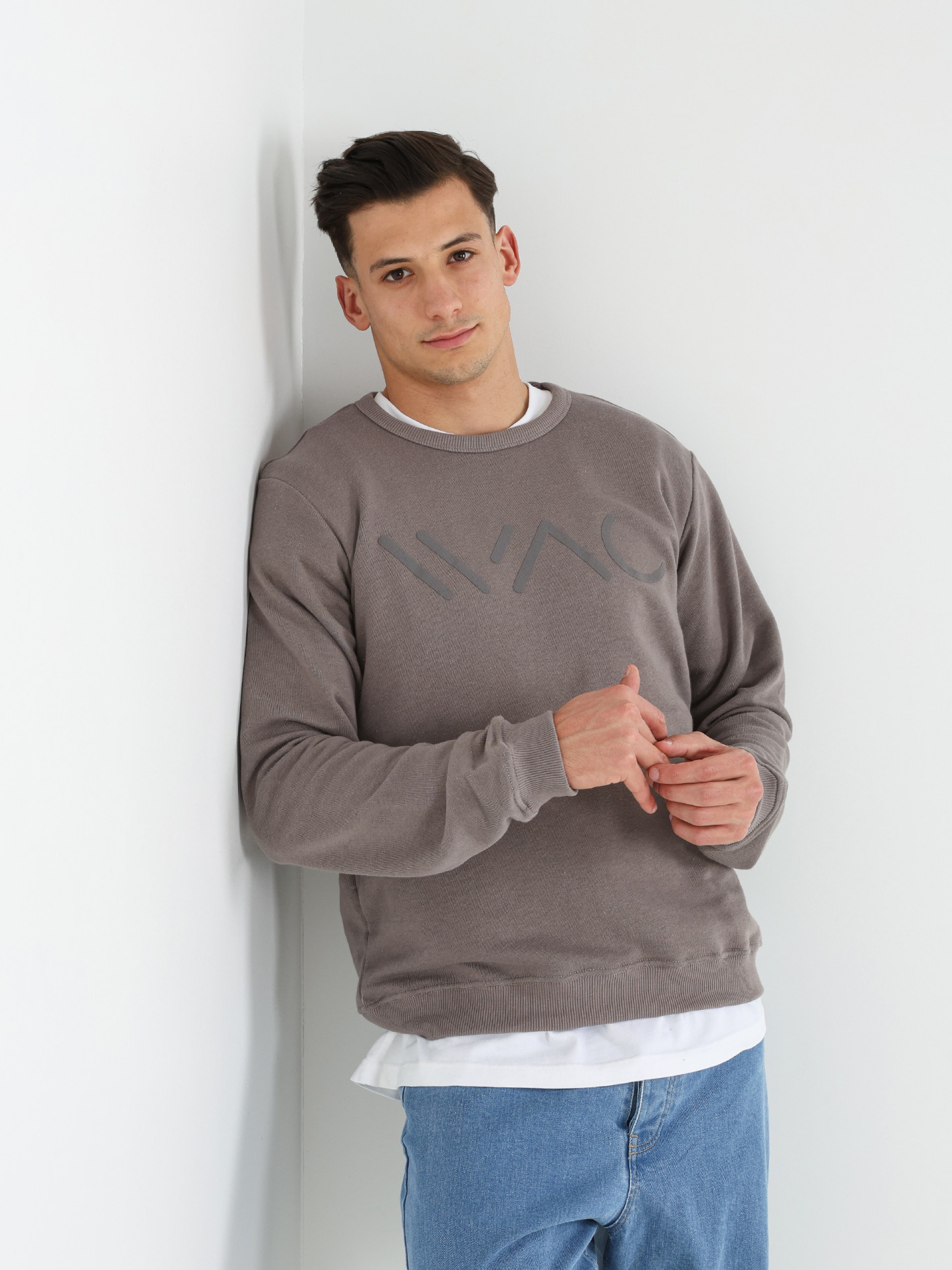 Plain sweatshirt with logo