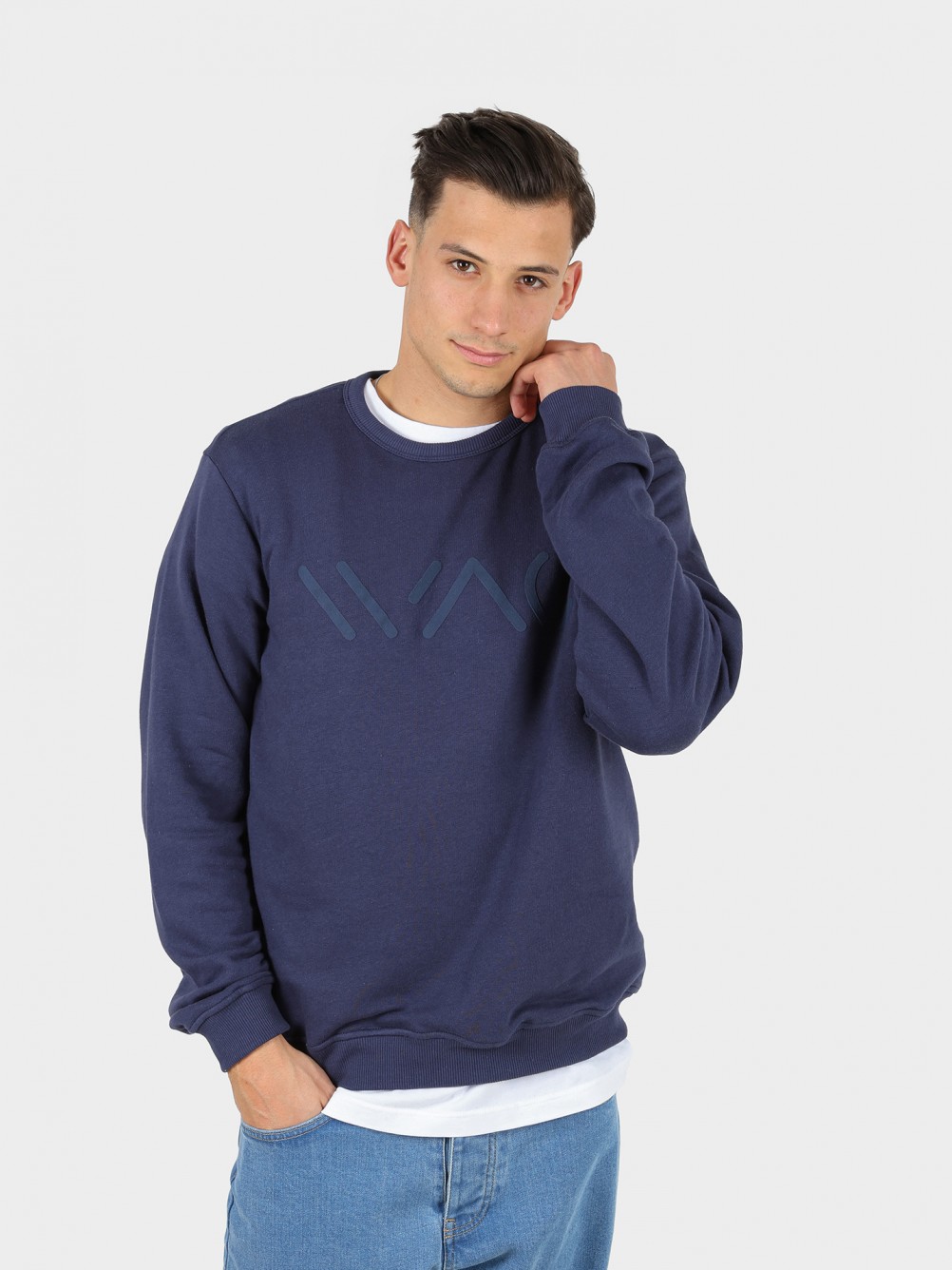 Plain sweatshirt with logo