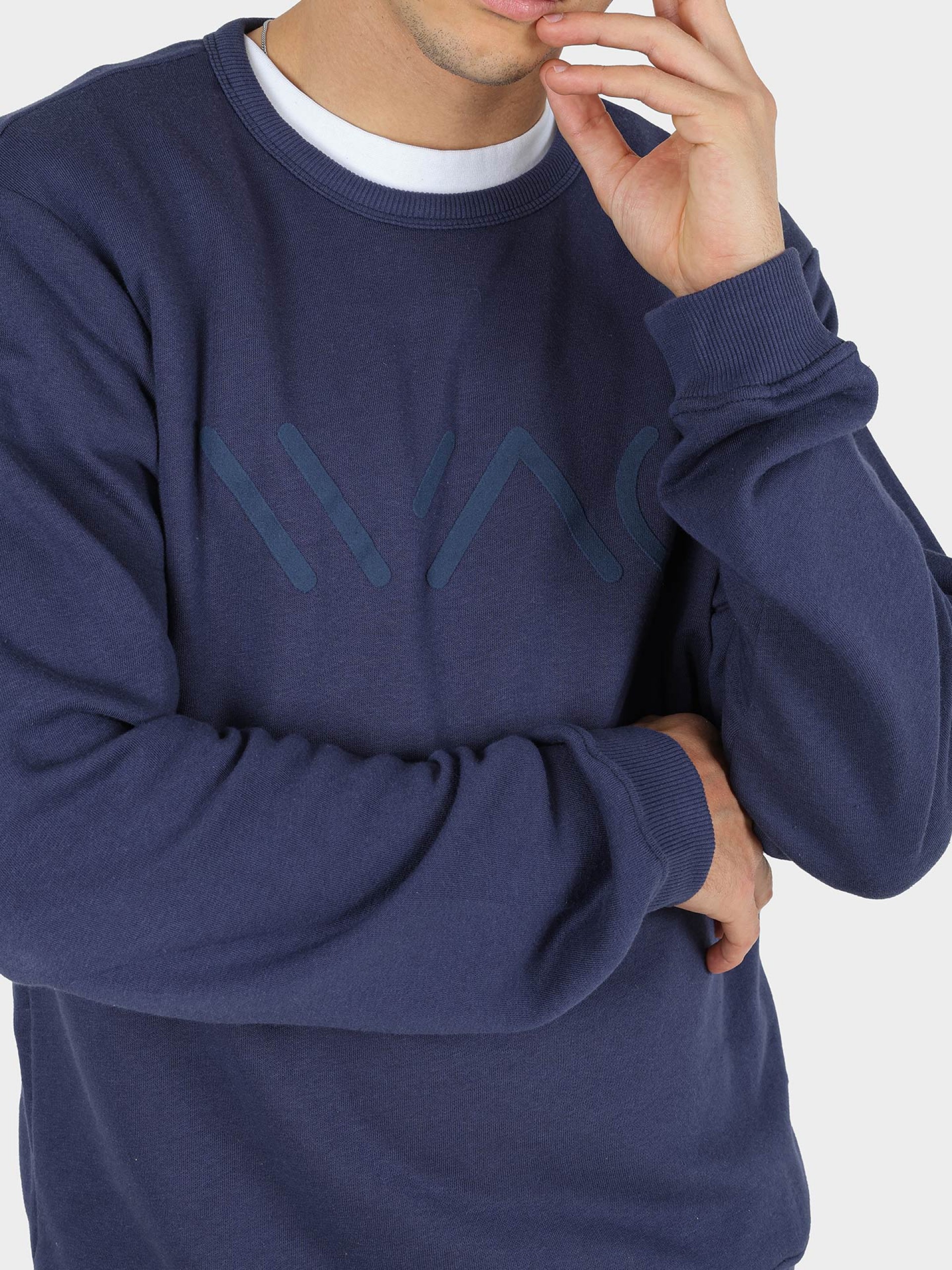 Sudadera lisa con logotipo