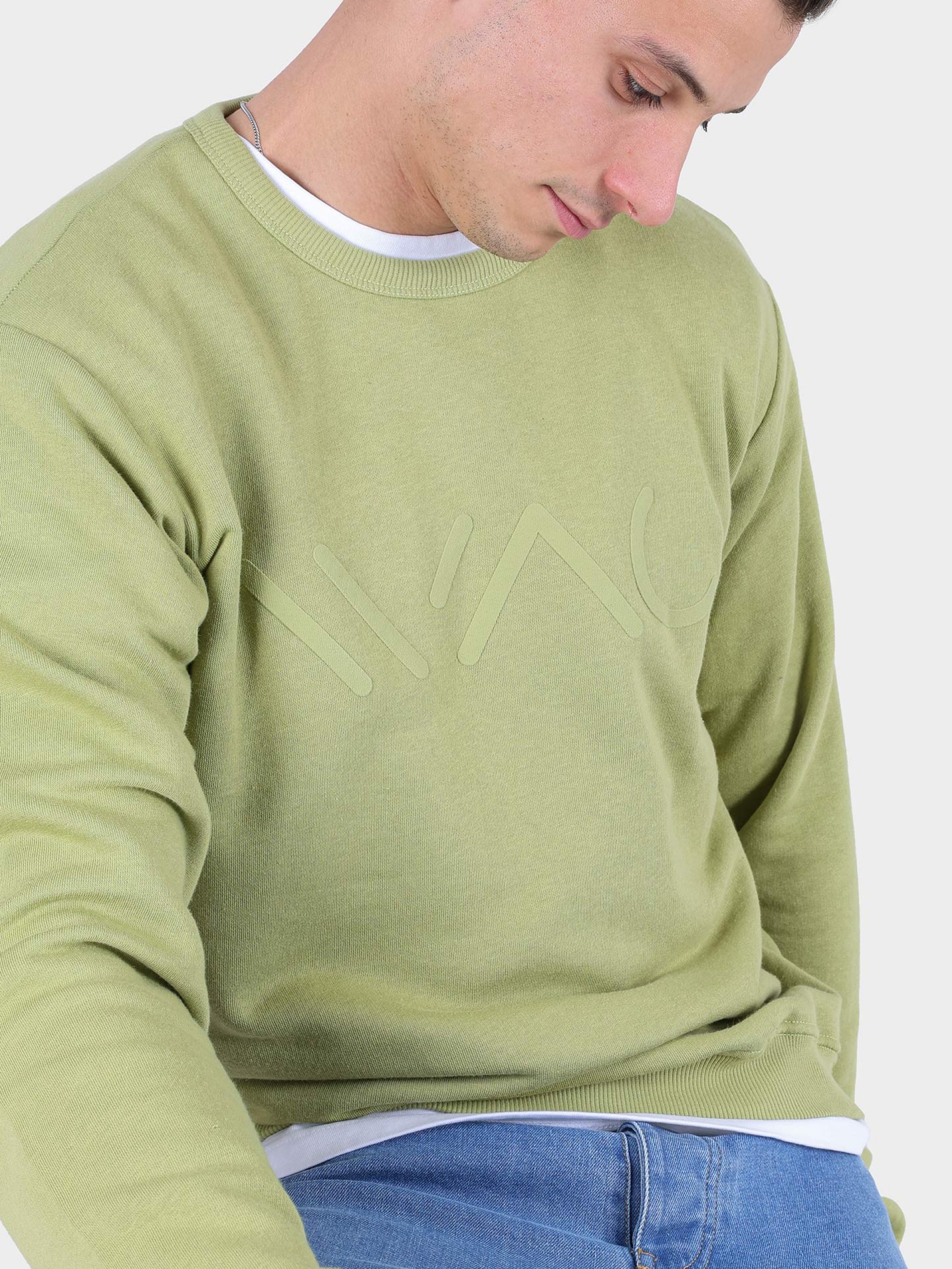 Plain sweatshirt with logo