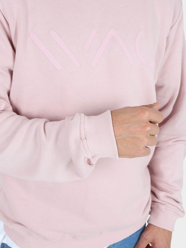 Sweatshirt lisa com logtipo WAC