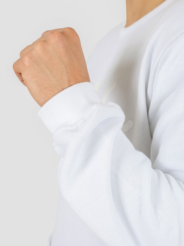 Sweatshirt lisa com logtipo WAC