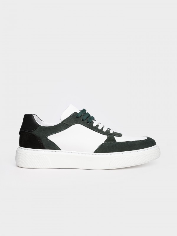 Leather combined sneakers Leather combined sneakers