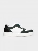 Leather combined sneakers