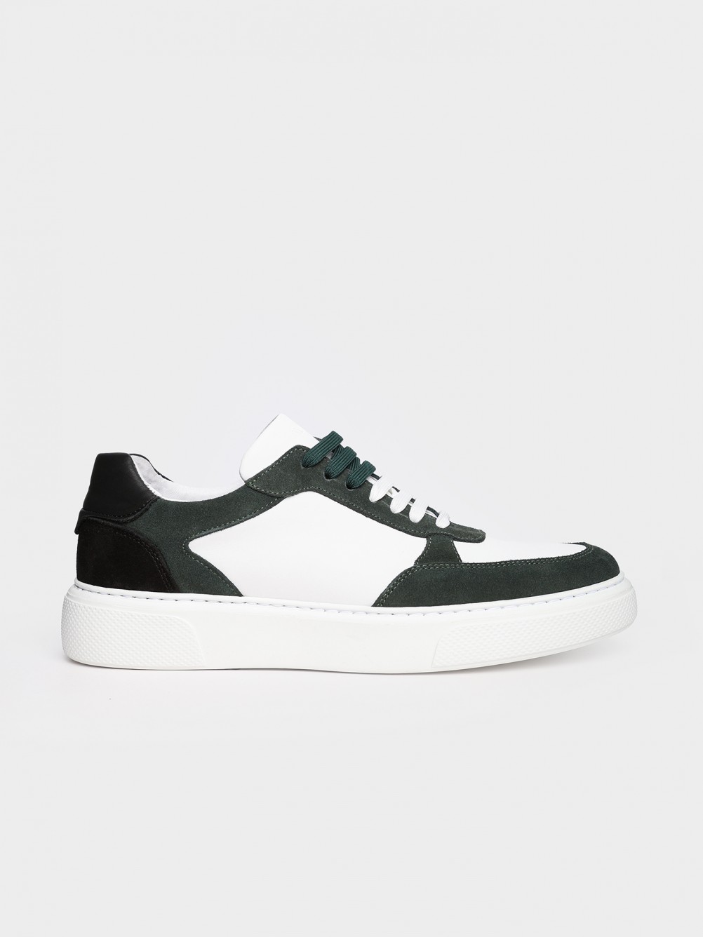 Leather combined sneakers