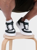Leather combined sneakers