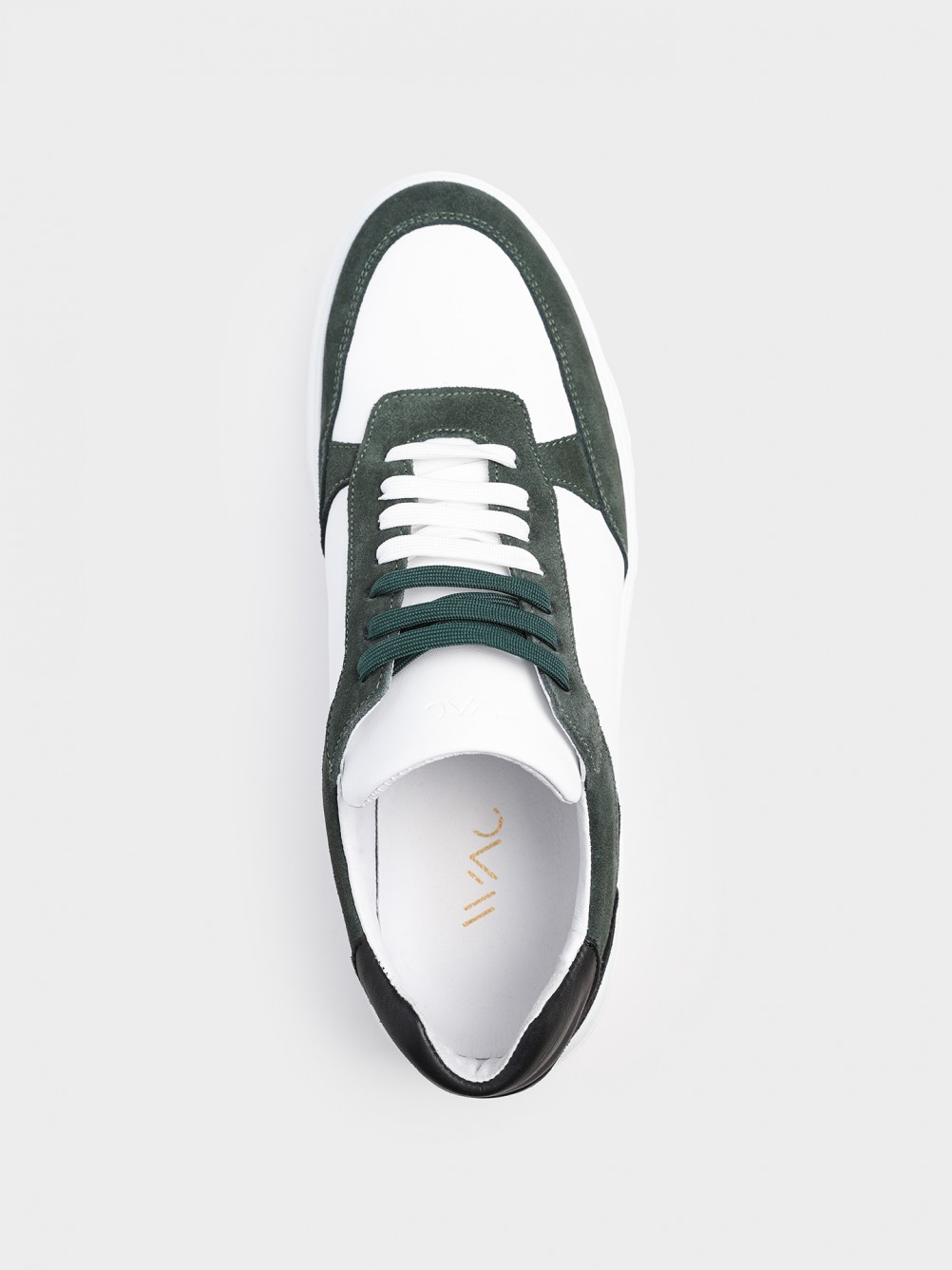 Leather combined sneakers