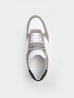 Zapatilla combinada de cuero Zapatilla combinada de cuero