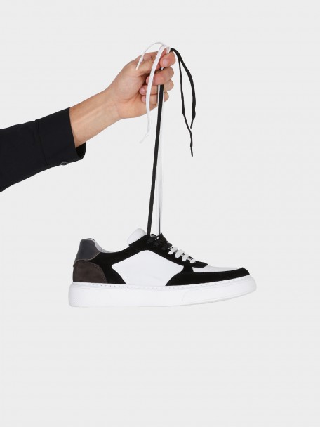 Leather combined sneakers Leather combined sneakers