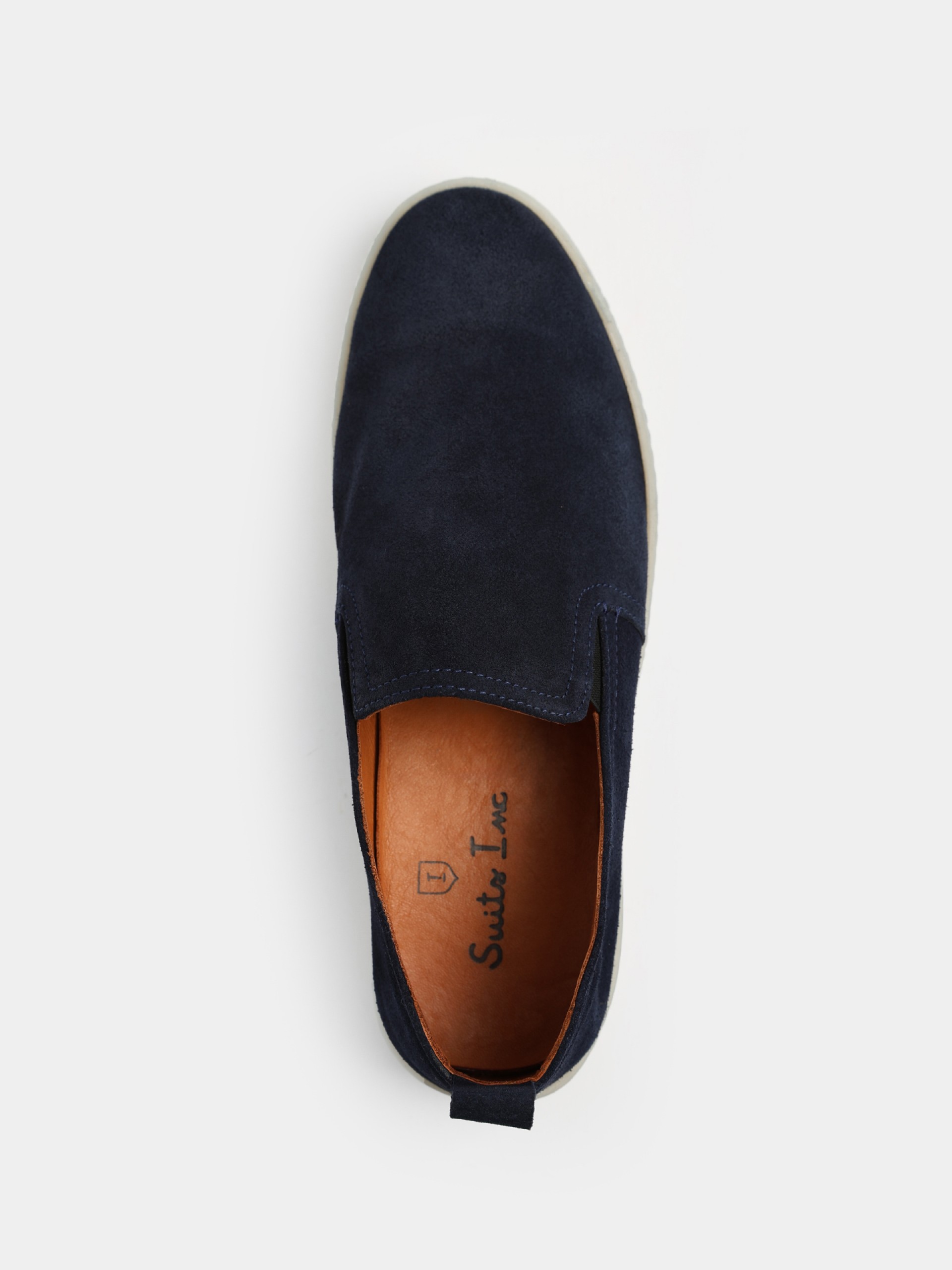 Zapato casual de piel serraje