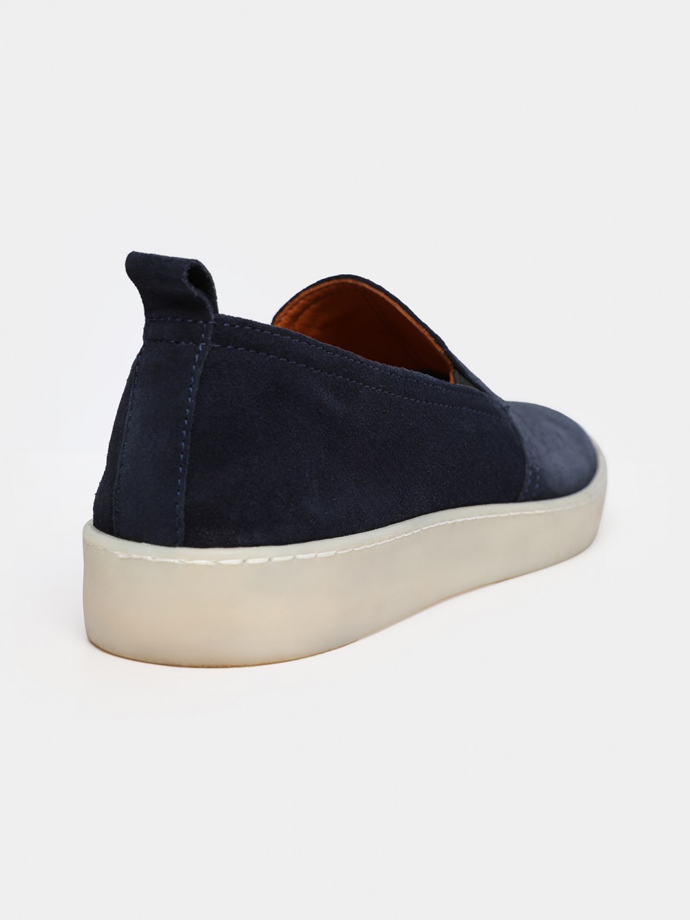 Sapato casual de pele croute