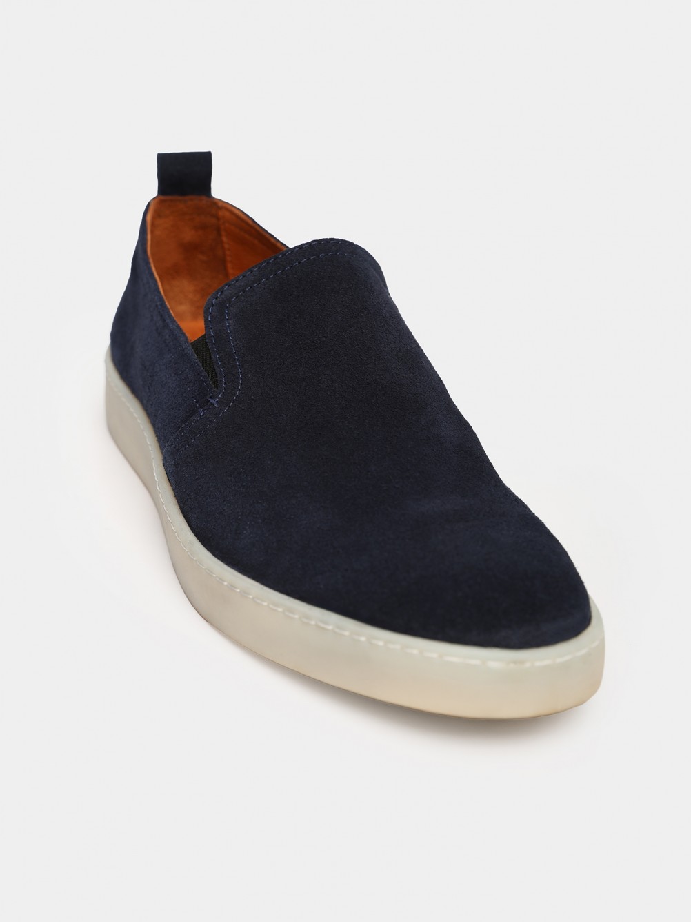 Sapato casual de pele croute