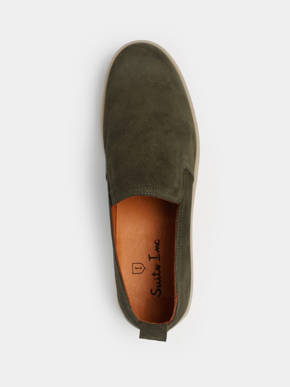 Sapato casual de pele croute