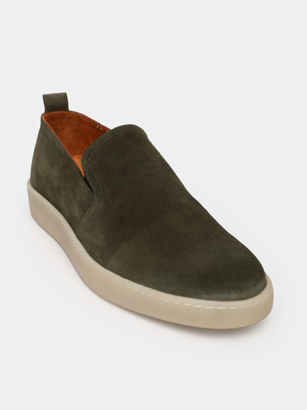 Sapato casual de pele croute